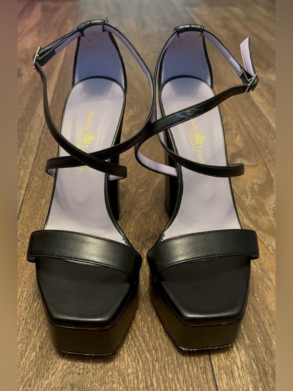 Michele Lopriore Milano Black Platforms